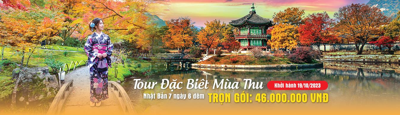 Tour Đặc Biêt 7 Ngày - Nhật Bản Mùa Lá Đỏ
